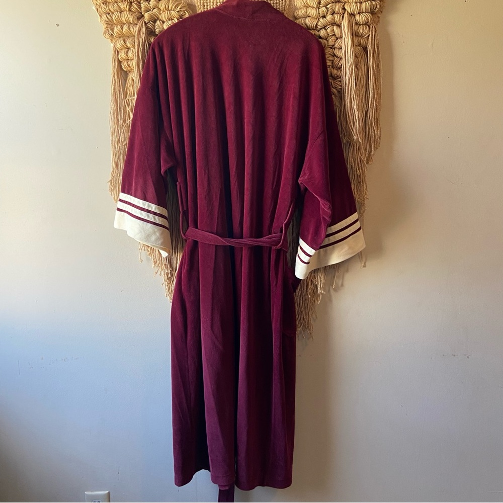 SOLD Vintage 80βs Christian Dior Velour Robe - Picture 5 of 12